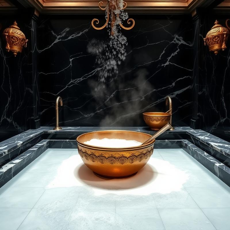 Turkish hammam foam ritual at Lilac Luxury Spa Kompally